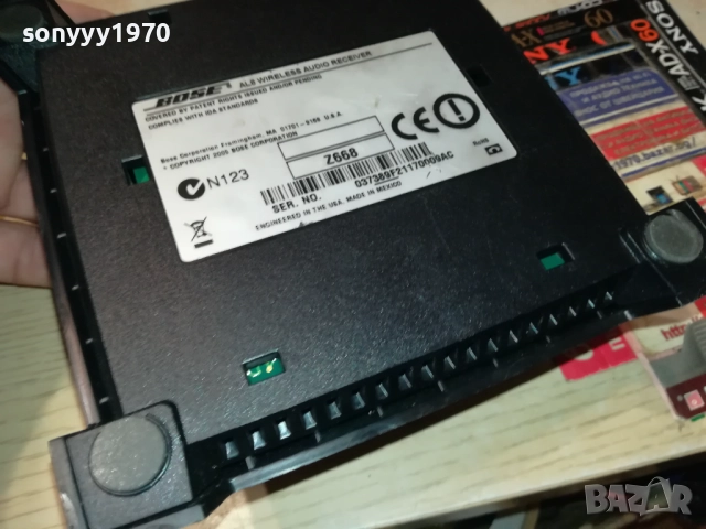 BOSE AL8 WIRELESS AUDIO RECEIVER-ВНОС SWISS 0709251856LCHERY, снимка 2 - Ресийвъри, усилватели, смесителни пултове - 51635224