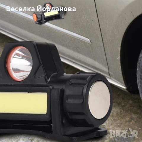 FL 61 Челник с регулируема LED и COB яркост, магнитен клипс и USB зареждане, снимка 9 - Други - 53043822