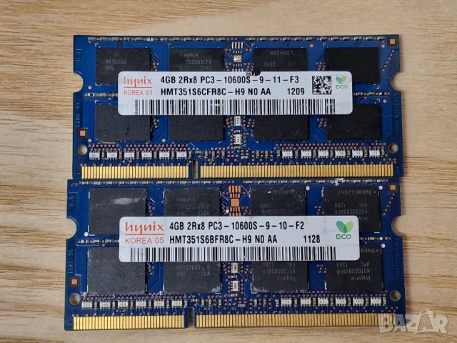 ✅4GB DDR3 16 чипа 1333Mhz Hynix Ram Рам Памет за лаптоп - 2