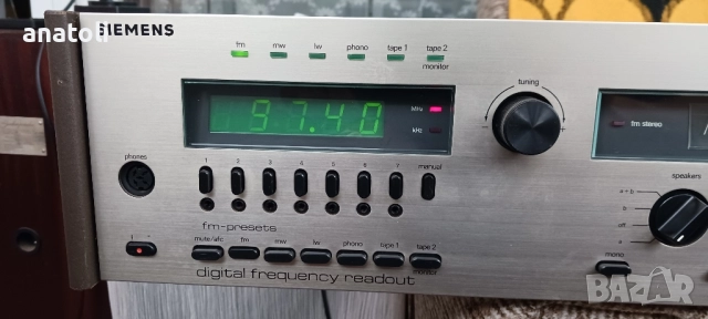 Siemens Rs-444 Ресивър , снимка 2 - Ресийвъри, усилватели, смесителни пултове - 51570536