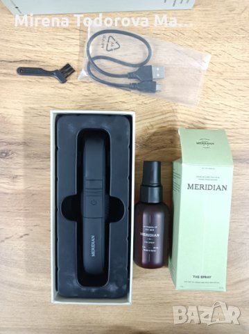 Meridian The Up-here Trimmer тримър за нос / уши + спрей, снимка 2 - Мъжка козметика - 34938866