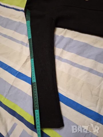 Дамско късо черно палто,номер S, снимка 2 - Палта, манта - 48157638