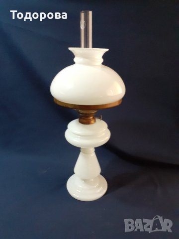 Стилна  старинна Немска газена лампа 