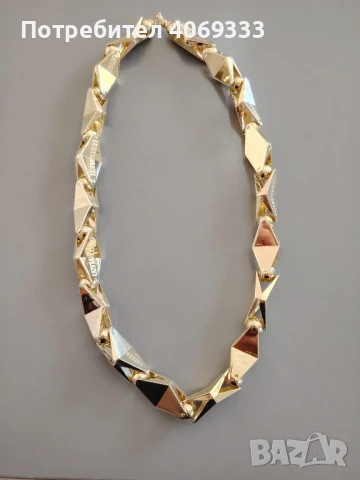 Нов Златен ланец 80.54гр/14к  , снимка 4 - Колиета, медальони, синджири - 50787997