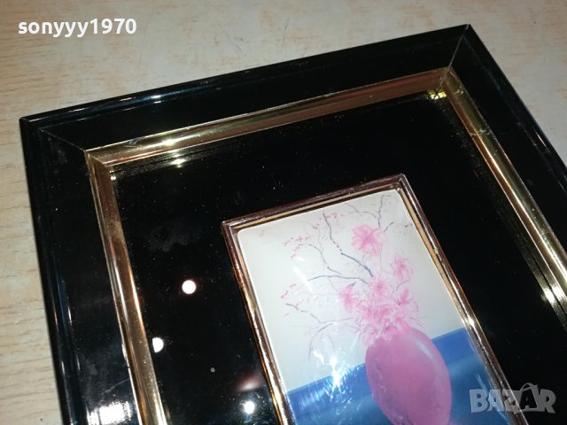 картина от франция-миниатюра 0402241559, снимка 6 - Антикварни и старинни предмети - 44128899