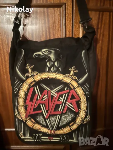 Чанта SLAYER велкро закопчаване vintage 