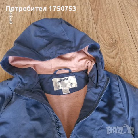 Памучно яке с цветя Lupilu, снимка 5 - Детски якета и елеци - 49993012