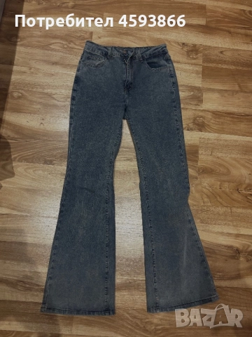 vintage bootcut jeans с кръстове, снимка 2 - Дънки - 52514075