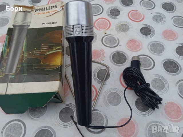 Микрофон PHILIPS N 8302, снимка 3 - Микрофони - 39660153