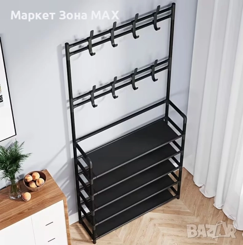 Здрава метална стойка – органайзер за дрехи и обувки, снимка 7 - Други стоки за дома - 52893795