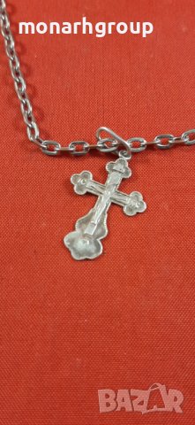 Верижка + кръст, снимка 2 - Колиета, медальони, синджири - 37840939