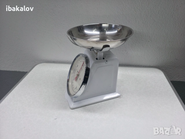 Старо метално кантарче - везна за продукти до 5кг, снимка 4 - Антикварни и старинни предмети - 53329827