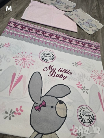 Голям ЛОТ от 4 комплекта за легло за матрак - 60/120 + 2бр чаршафа с ластик + подарък - бяла калъфка, снимка 6 - Спално бельо и завивки - 53266217