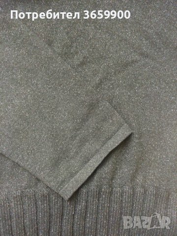 Дамско поло  Jones New York,L размер,с ламе, снимка 4 - Блузи с дълъг ръкав и пуловери - 43379301