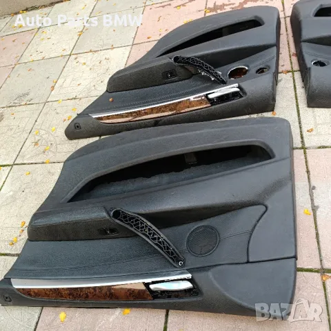 Черни кожени кори врати BMW E70 Кори врати БМВ Е70, снимка 3 - Части - 50435495