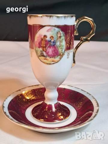 френски порцеланов двоен сет Treves