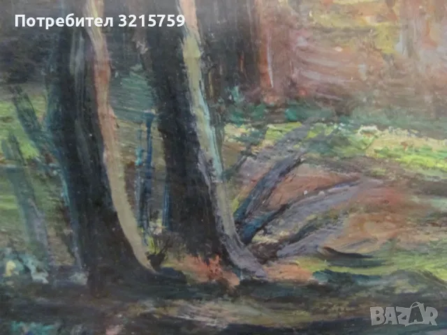 Оригинална картина , масло , картон , 40х30см., снимка 5 - Картини - 50324695