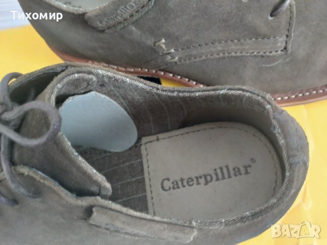 Обувки естествена кожа Caterpillar Miller suede leather, снимка 6 - Официални обувки - 43743919