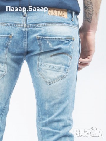 G-STAR RAW ARC 3D Slim Оригинални Дънки Джинси Светлосини 31х33 30х33 (S), снимка 8 - Дънки - 39217087