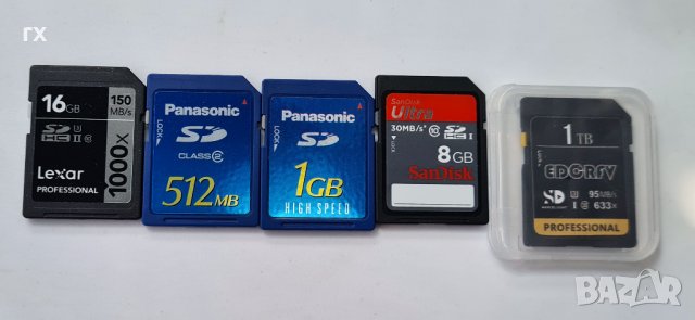 SD карти памет 2 8 16 32 gb 