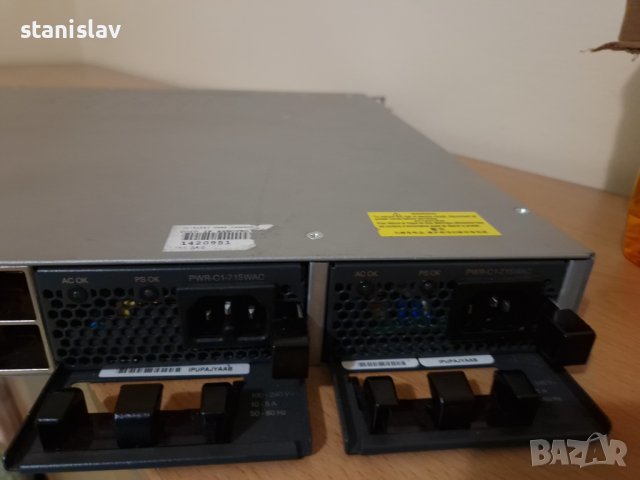 Cisco 3850 POE gigabit switch, снимка 8 - Суичове - 40323316