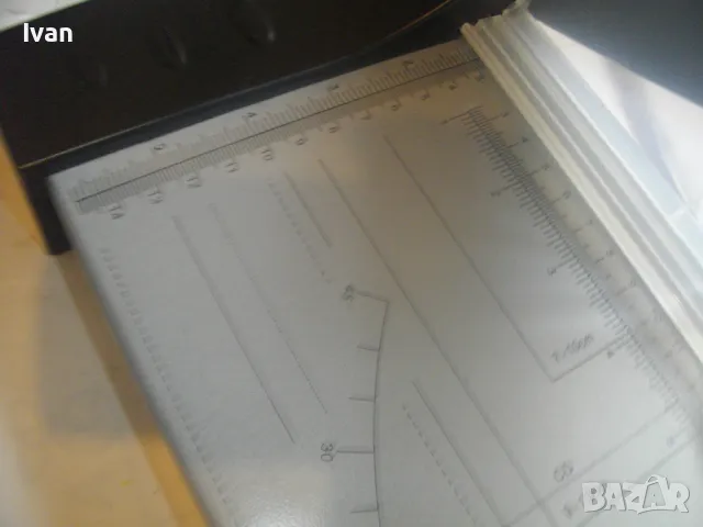 НОВА АЛУМИНИЕВА РЪЧНА ГИЛОТИНА ЗА РЯЗАНЕ НА ХАРТИЯ ФОРМАТ А4 И РАЗЛИЧНИ ВИДОВЕ СИРЕНА КАШКАВАЛ PAVO, снимка 17 - Други инструменти - 49652715