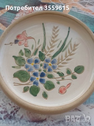керамична чинийка от Англия, снимка 2 - Антикварни и старинни предмети - 40525293