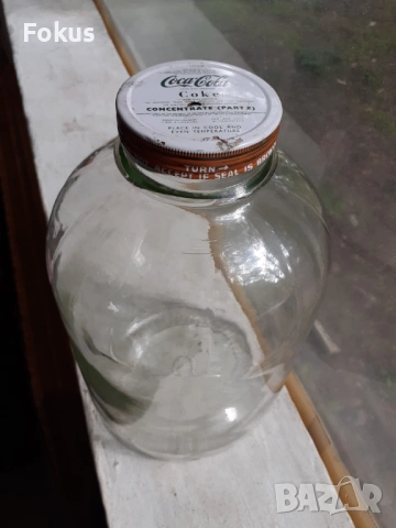 Coca Cola - Стар индустриален буркан от концентрат Кока Кола