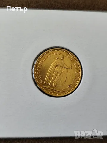 10 златни корони Унгария , снимка 4 - Нумизматика и бонистика - 50105577