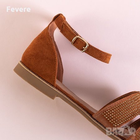Кафяви сандали, снимка 3 - Сандали - 32993097