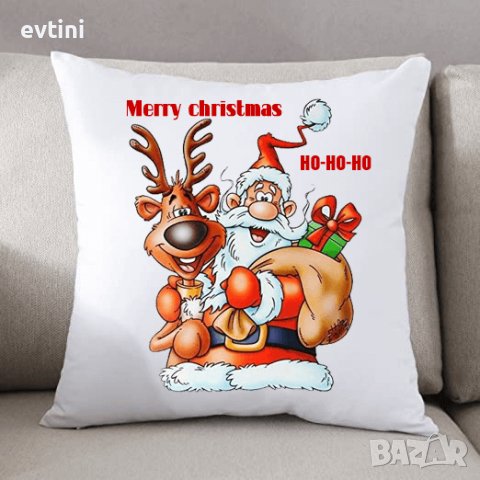 Коледна възглавничка с Ваша снимка, снимка 6 - Възглавници - 30787610