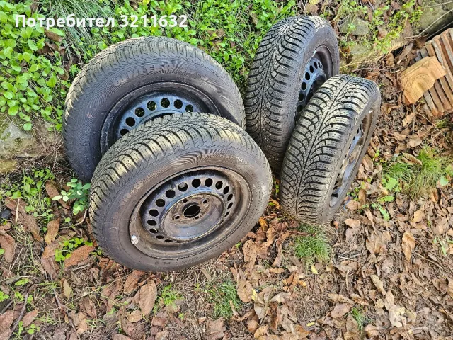 HONDA JAZZ 4бр. зимни гуми 175/65/14 марка PNEUMANT WINTER  комплект с железни джанти за HONDA JAZZ, снимка 6 - Гуми и джанти - 47681401