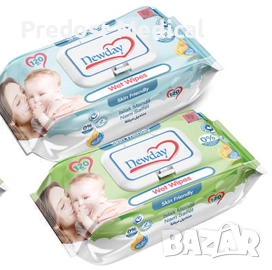 Мокри кърпички Newday Skin Friendly - 120 бр в опаковка, снимка 2 - Хигиенни препарати - 52814709