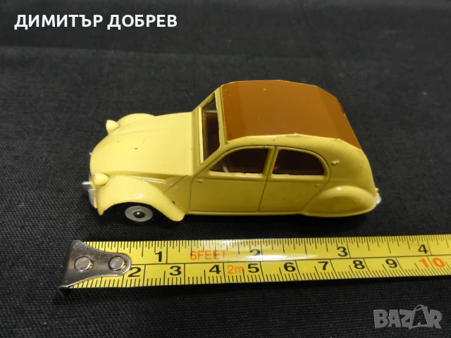 1/43 DINKY ATLAS CHINA CITROEN 2CV МЕТАЛНА КОЛИЧКА, снимка 7 - Колекции - 51008874