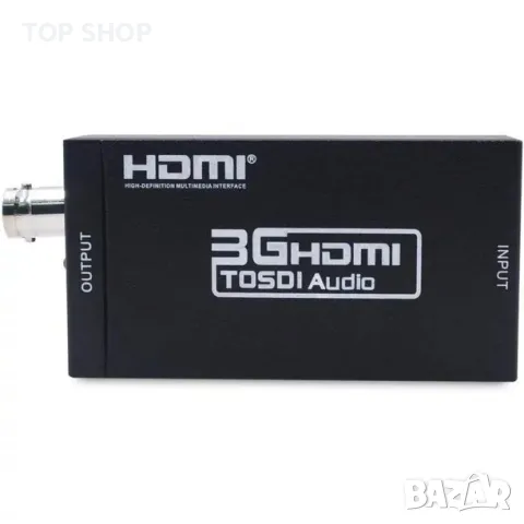 HDMI към SDI конвертор Аудио видео адаптер HDMI SDI адаптер SD-SDI/HD-SDI/3G-SDI Поддръжка 1080P, снимка 3 - Друга електроника - 48794551