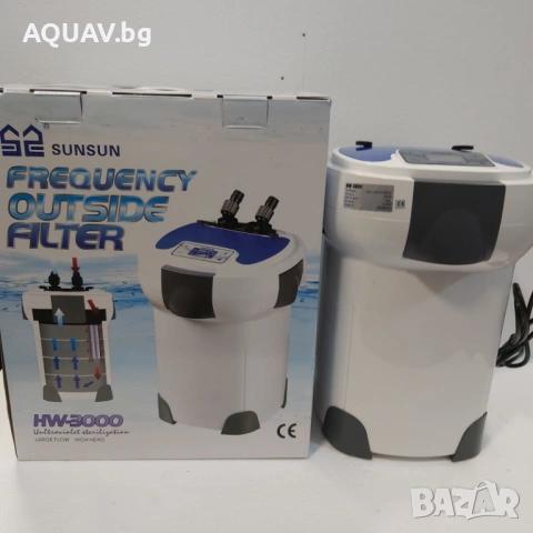Външен филтър за аквариум с UV лампа SUS SUN HW 3000, снимка 2 - Оборудване за аквариуми - 53274429