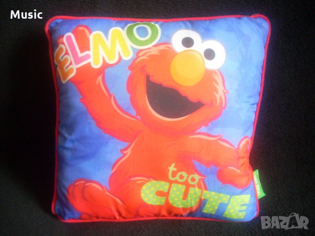 ✅Улица Сезам / Sesame Street Оригинална Детска Възглавничка, снимка 3 - Спално бельо и завивки - 28209709