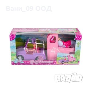 Кукла Барби с джип, кон и каравана, снимка 4 - Кукли - 36759947