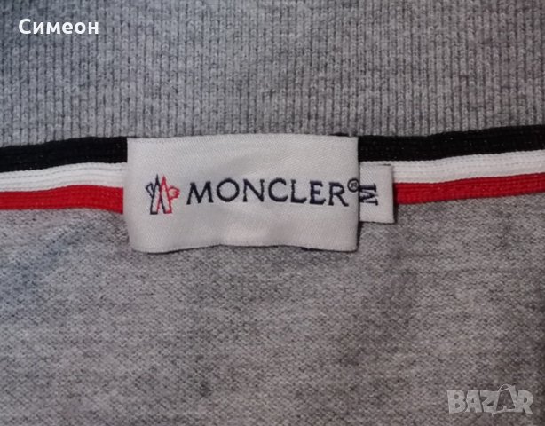 Moncler оригинална поло тениска M памучна фланелка, снимка 3 - Тениски - 32592957