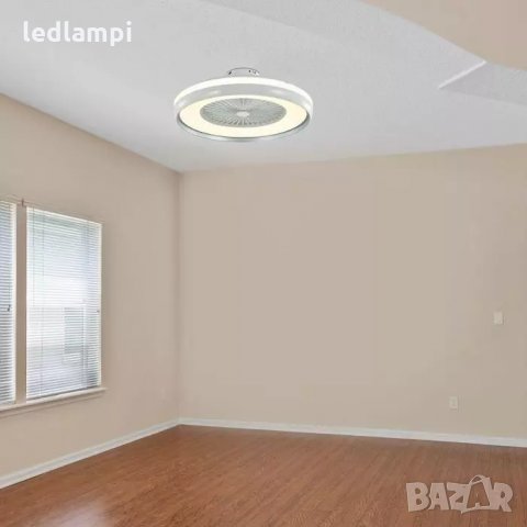 Вентилатор за таван 50W с лампа 7перки 60cm, снимка 8 - Вентилатори - 33518751