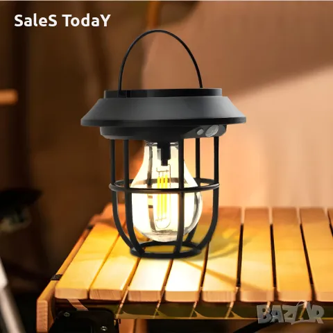 Лампа за градина със солар, Соларна , водоустойчива, снимка 2 - Градински мебели, декорация  - 49384412