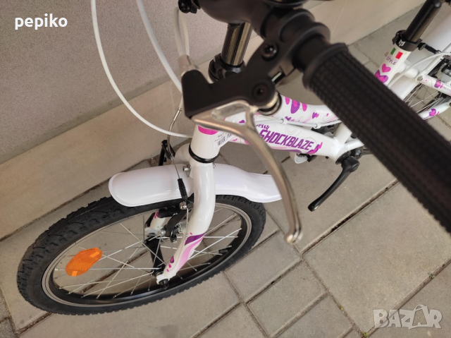 Продавам колела внос от Германия алуминиев детски велосипед SHOCKBLAZE JESSY 20 цола, снимка 6 - Велосипеди - 36513537