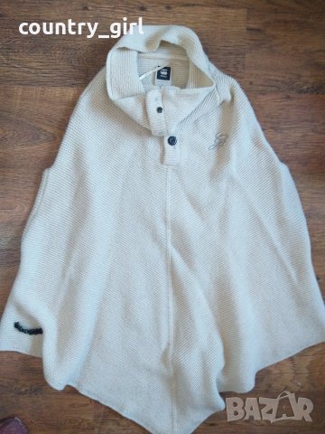 g-star new mono poncho knit wmn - страхотно дамско пончо, снимка 4 - Палта, манта - 27684598