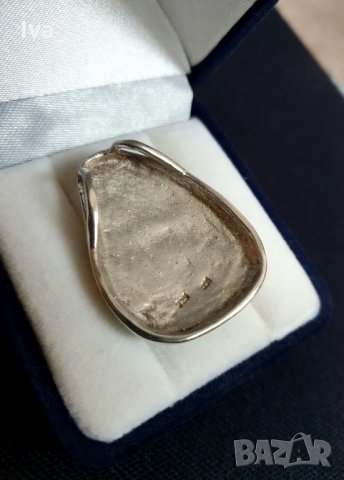 висулка сребро с ръчно рисувана шарка, снимка 4 - Колиета, медальони, синджири - 28042464
