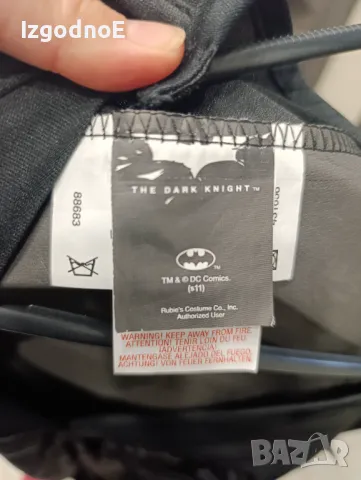 128 карнавален костюм Батман, снимка 3 - Детски комплекти - 48212736