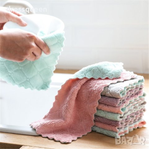 3274 Микрофибърна кърпа за почистване супер абсорбираща - двулицева, снимка 3 - Други стоки за дома - 44014995