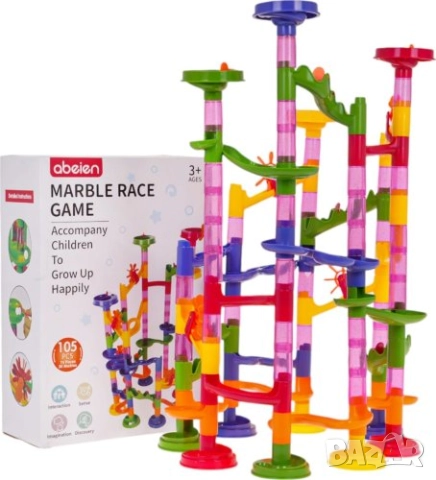 Конструктор Път с топчета - 105 елемента