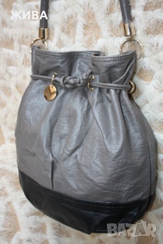 ЕСТЕСТВЕНА КОЖА дамска чанта в два цвята, снимка 8 - Чанти - 38124537