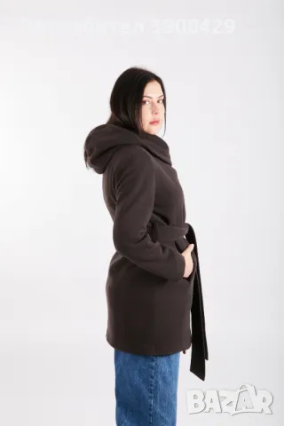 Дамско Палто Dacota coat - Шоколад, снимка 2 - Палта, манта - 47717776