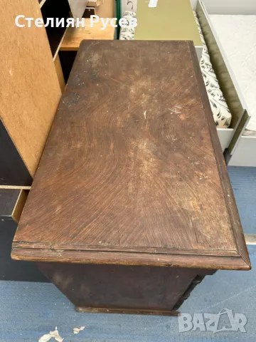 8448  шкаф / скрин с 4 чекмеджета от масивно дърво ( дърворезба ) 59/110см -цена 110 лв             , снимка 3 - Шкафове - 49081343